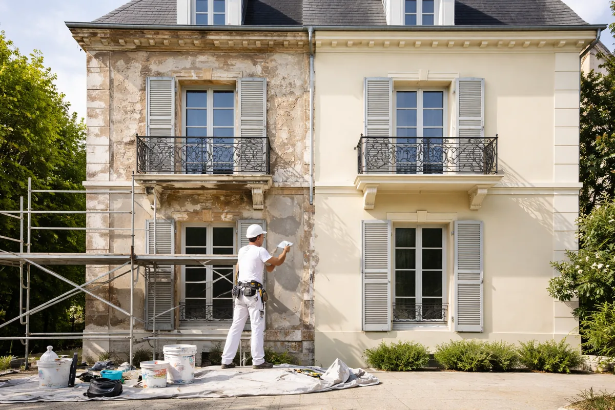 Quel est le coût moyen d'un ravalement de façade