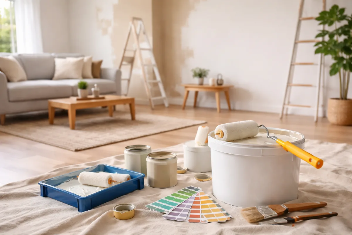 Quel type de peinture choisir pour une réhabilitation intérieure